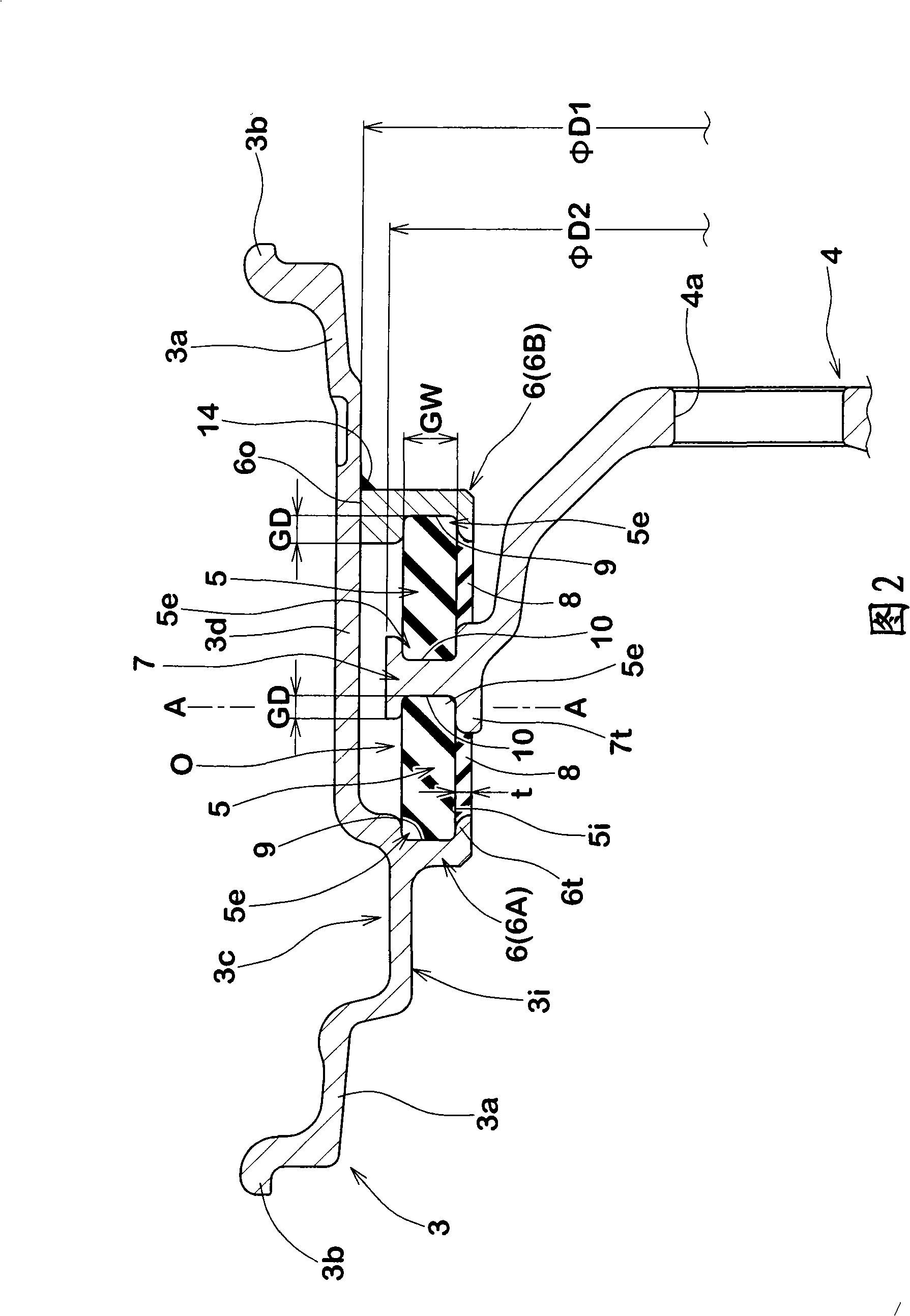 Elastic wheel