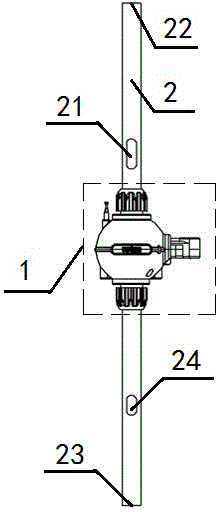 Spherical gravitational venous transfusion monitor