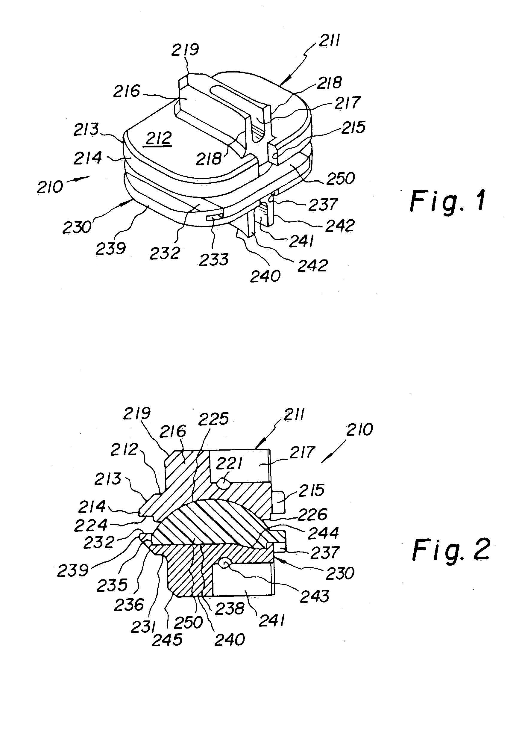 Instruments and method for inserting an intervertebral implant