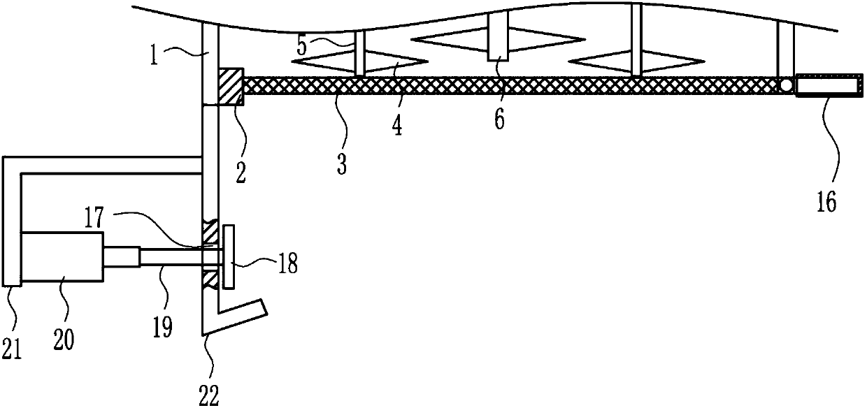 Plastic bag crushing and recovering device