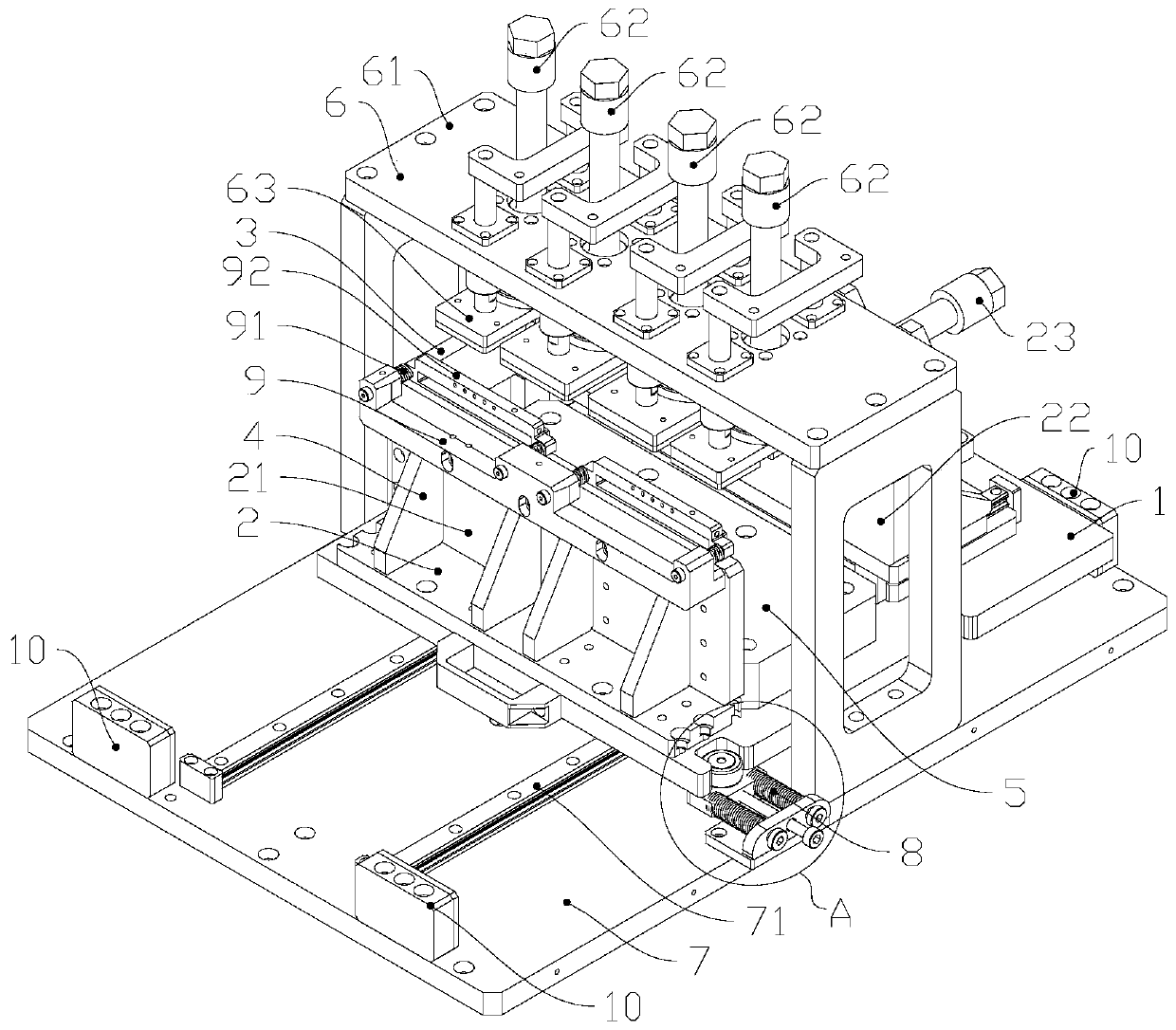 Battery clamp and battery assembly method