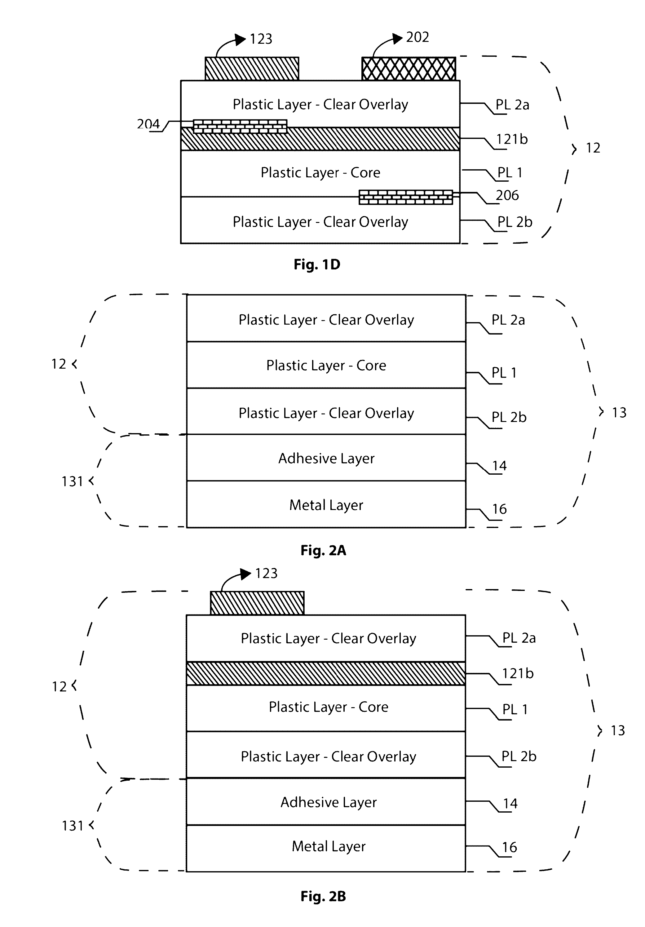 Card with metal layer and electrostatic protection