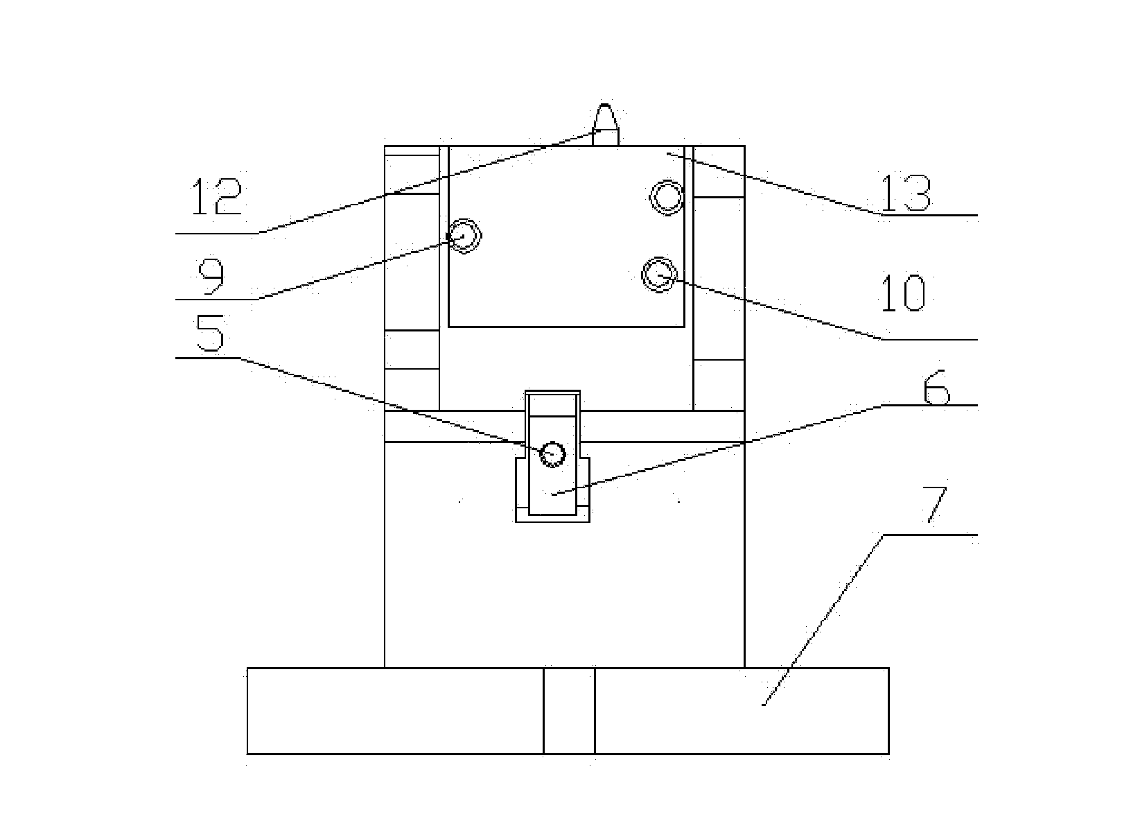 Hydraulic fixture used for machining precision forging blade tenon root