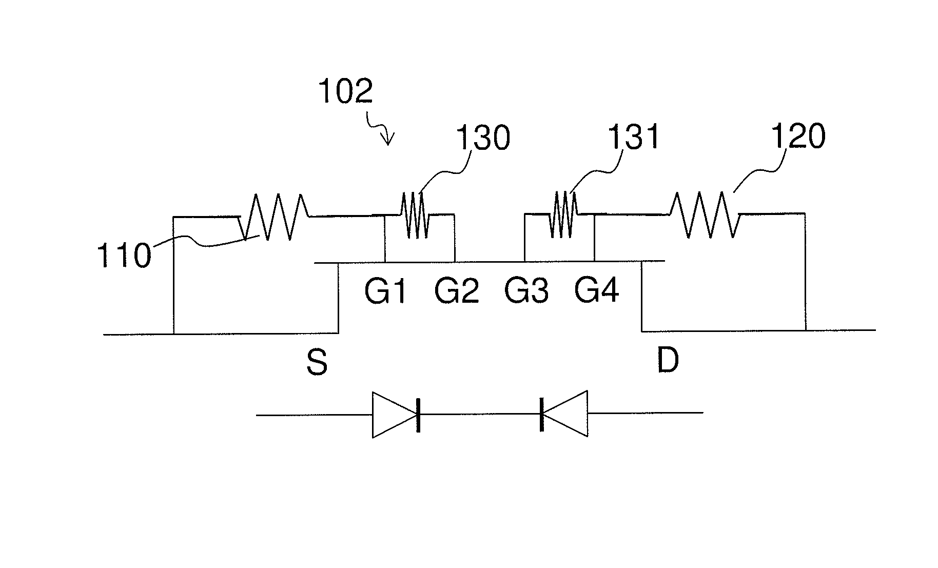 Compound semiconductor ESD protection devices