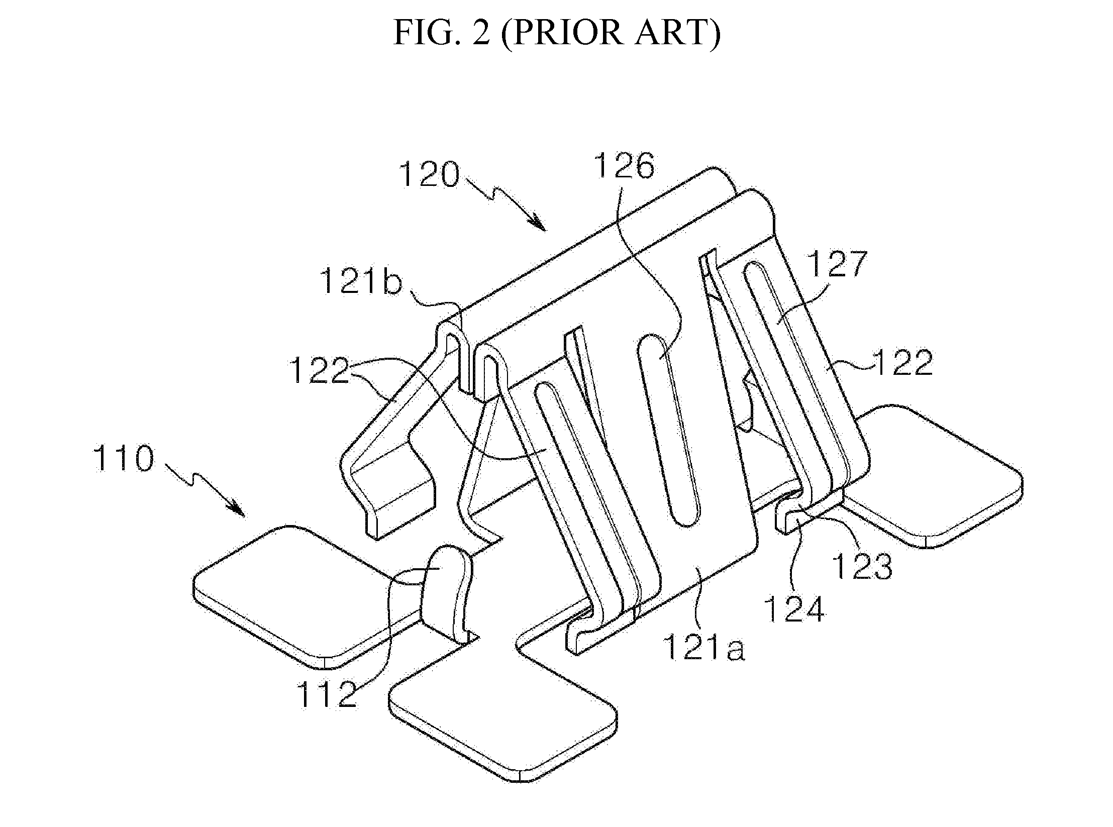 Fixture for a vehicle