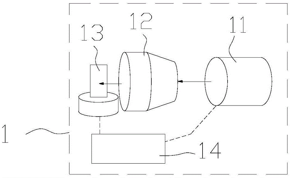 Laser guiding device for underwater docking