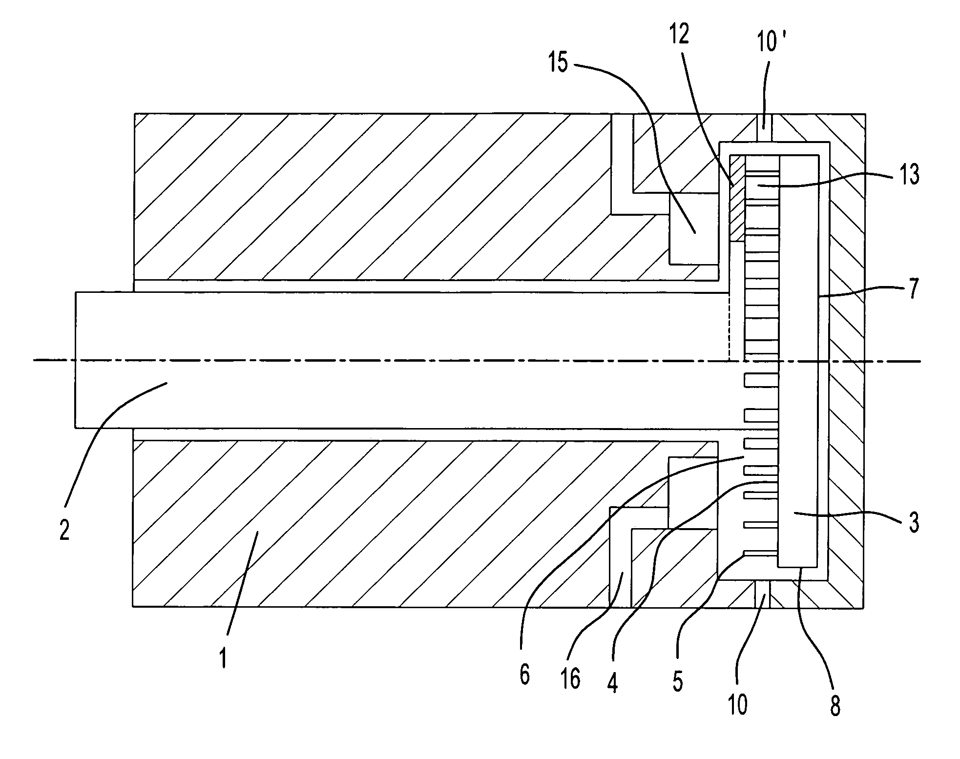 Turbine motor of a rotary atomizer