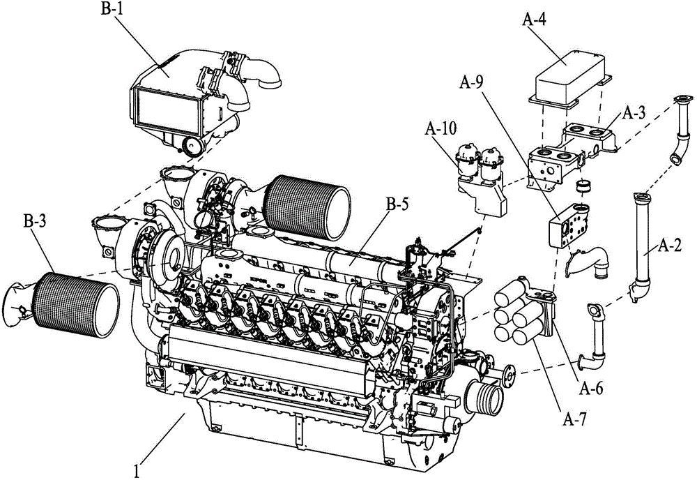 V-shaped engine