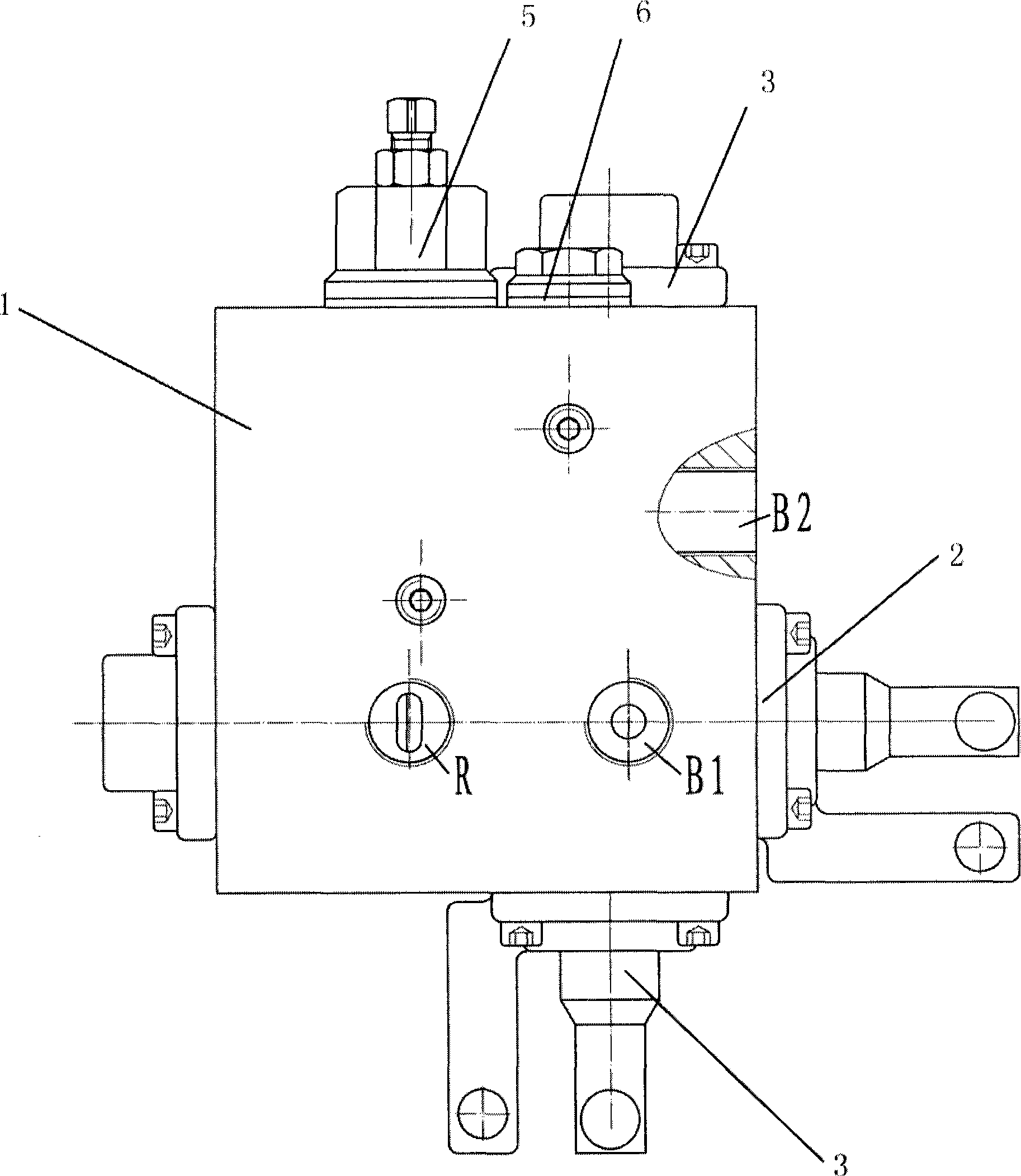 Lifting and steering hydraulic integrated valve with manual convenience