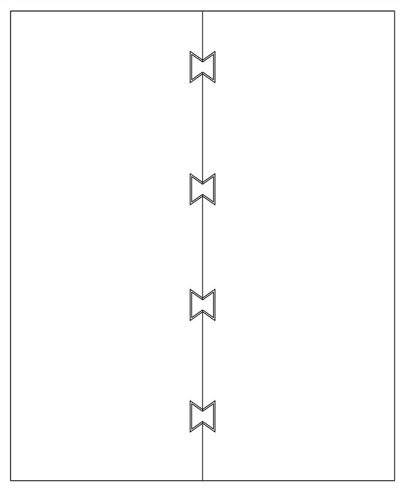 A prefabricated lightweight partition wall slat connection device using double dovetail connection