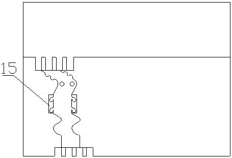 Irrigation device for densely planted crops