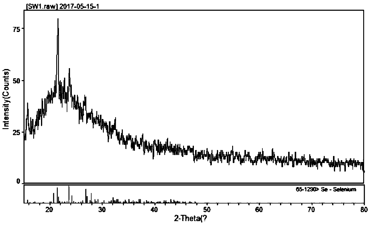 Biological synthesizing method of nano-selenium