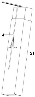 An energy storage battery heat dissipation bracket capable of efficiently dissipating heat