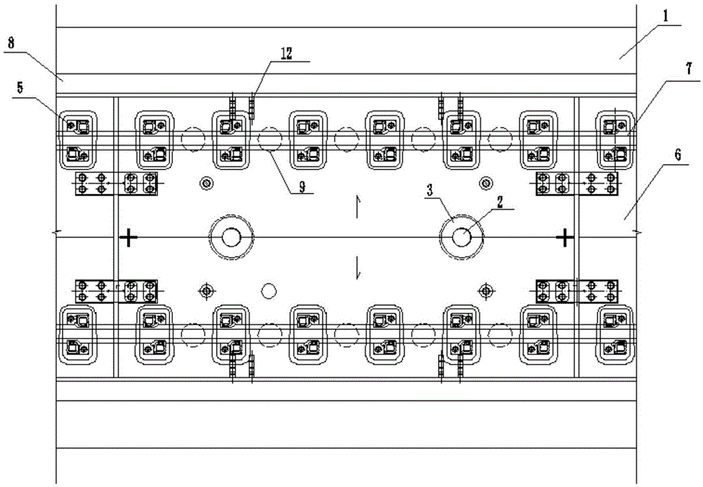 Novel prefabricated plate type damping track structure for rail traffic