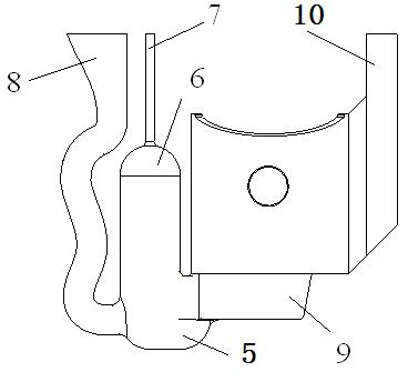 Gravity casting method and device for piston