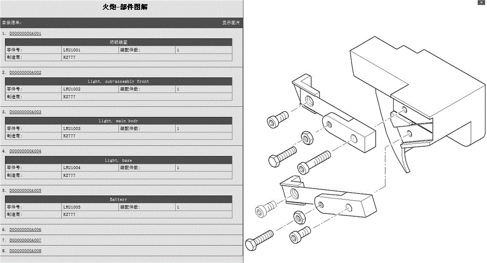 Data entry device and entry method for ietm graphic parts based on template