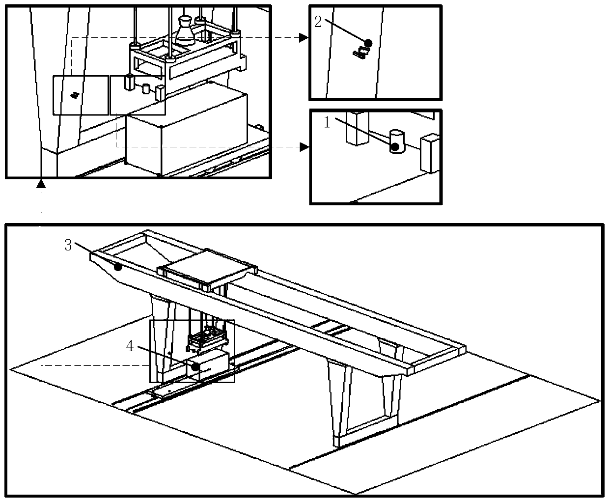 Container number automatic acquisition and identification method in railway container loading and unloading process