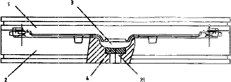 Mold special for coupler yoke frame and demoulding method