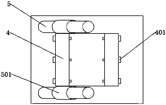 Building windproof and shock absorbing structure