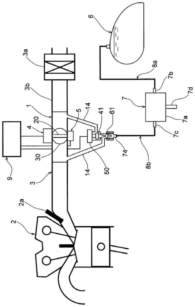 Throttling device and fuel vapor recovery system