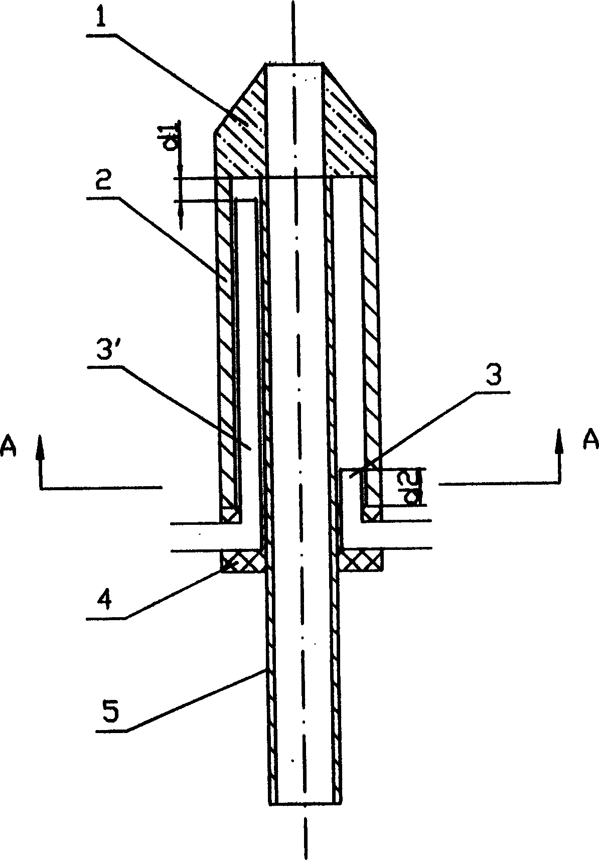 Superfine particles sampling device