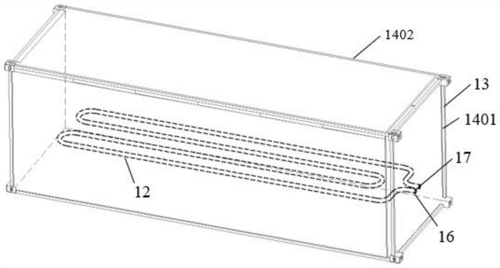 Cold storage system and method of LNG (Liquefied Natural Gas) power container ship