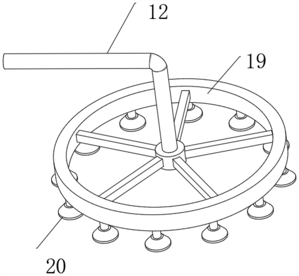 Hand-push-type tea tree trimming machine