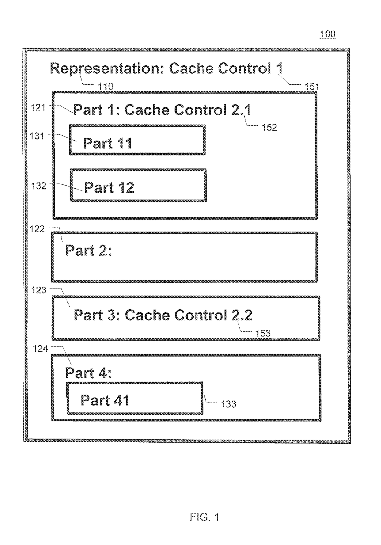 Differential cache for representational state transfer (REST) API