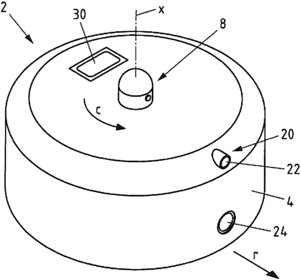 Domestic robot and method for operating a domestic robot