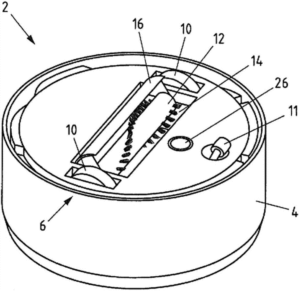 Domestic robot and method for operating a domestic robot