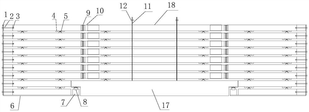 Bidirectional laminated shear soil box for vibration table test and use method