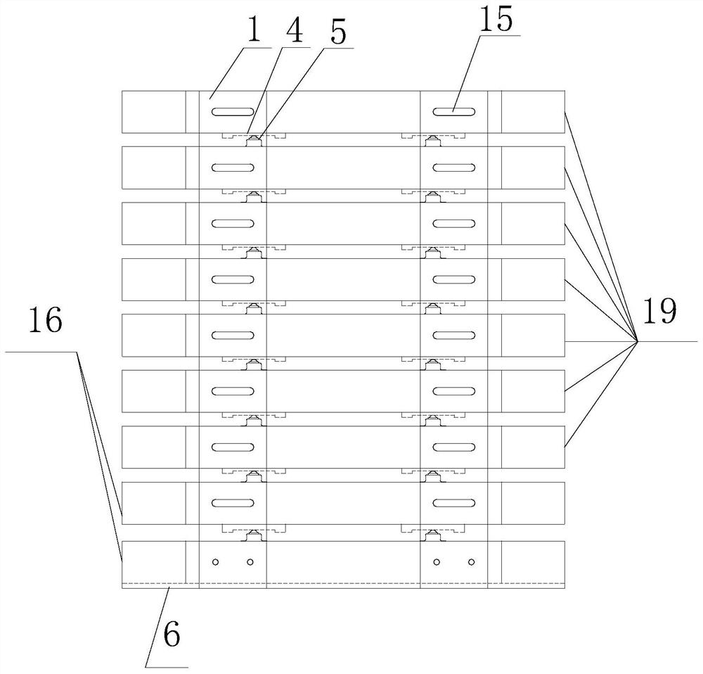 Bidirectional laminated shear soil box for vibration table test and use method