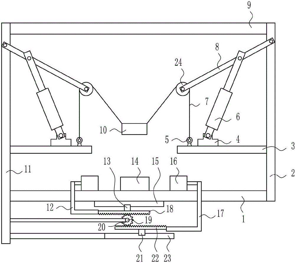 Hardware block hardness detection device