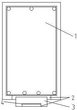 Method for strengthening reinforced concrete girder by using slightly curved and tensioned carbon fiber plates