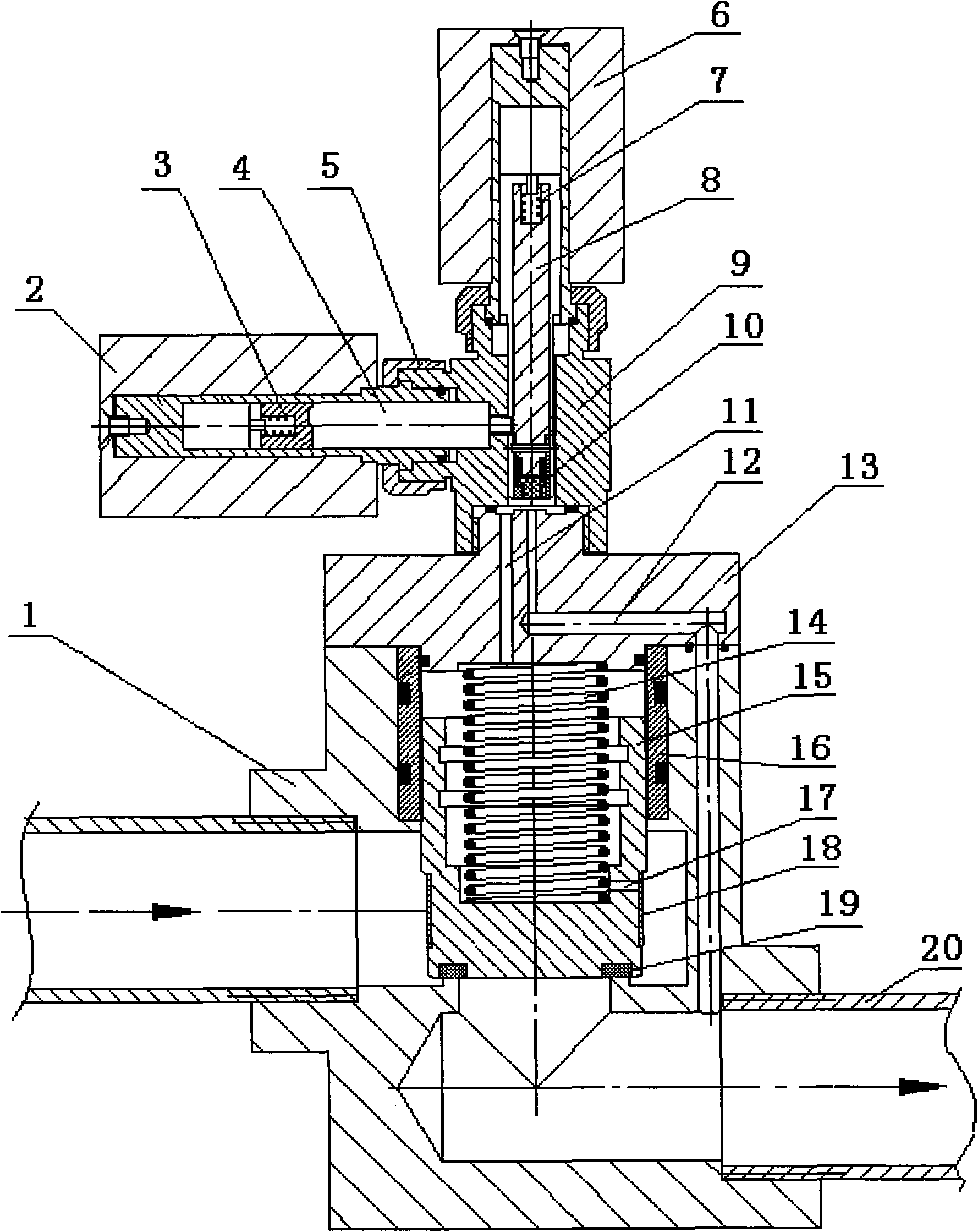 Electromagnetic pneumatic switch well valve of natural gas well