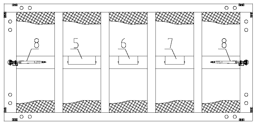 Modularized semi-submersible type sea fish breeding platform