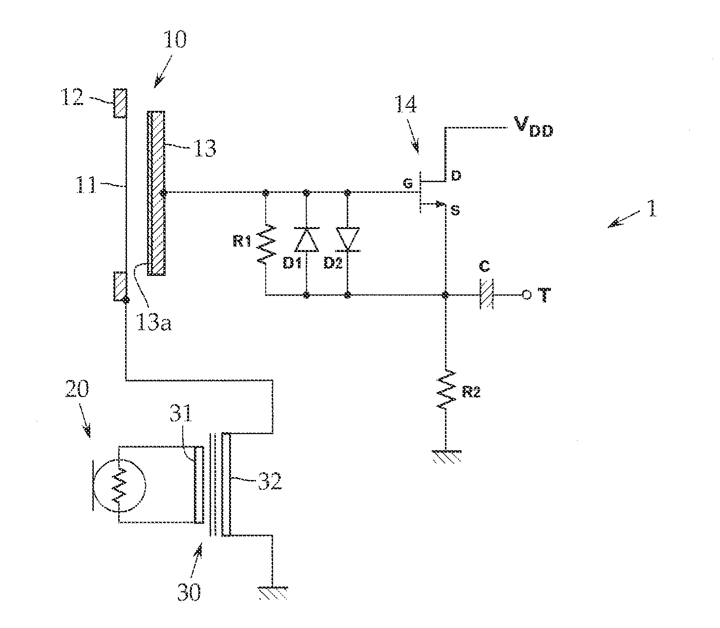 Unidirectional microphone