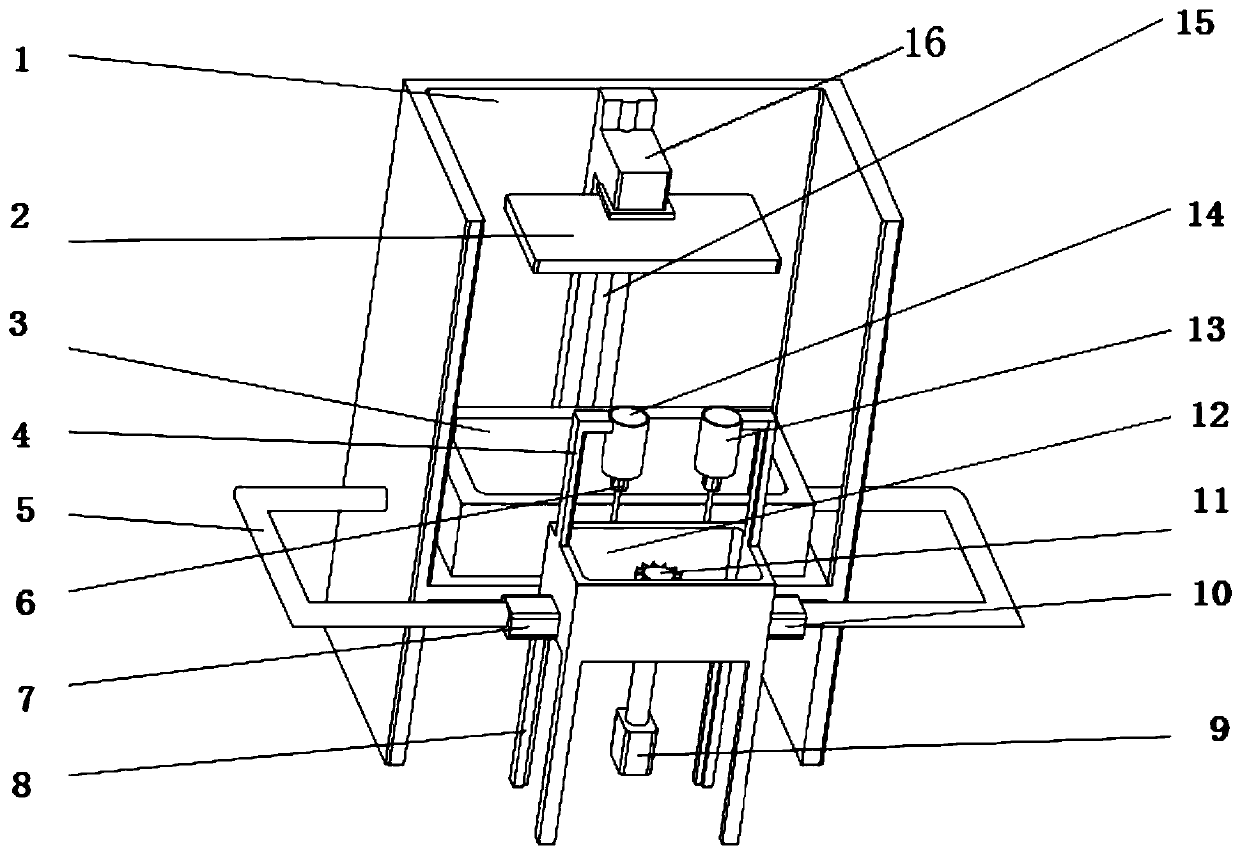 Photo-curing gradient material forming device and method