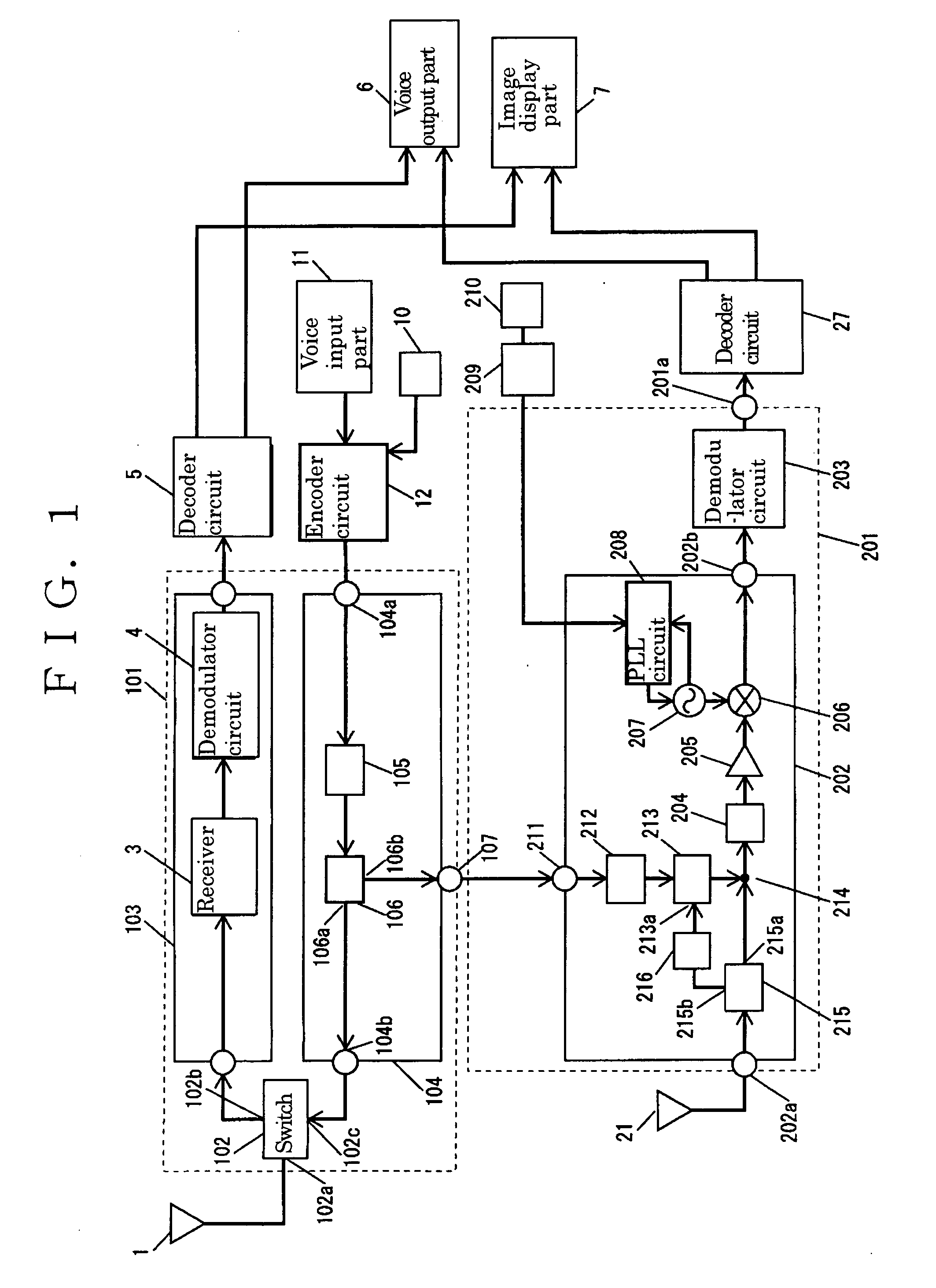 High Frequency receiver, integrated circuit used therefor, portable equipment using them, transmitter used therefor, and manufacturing method thereof