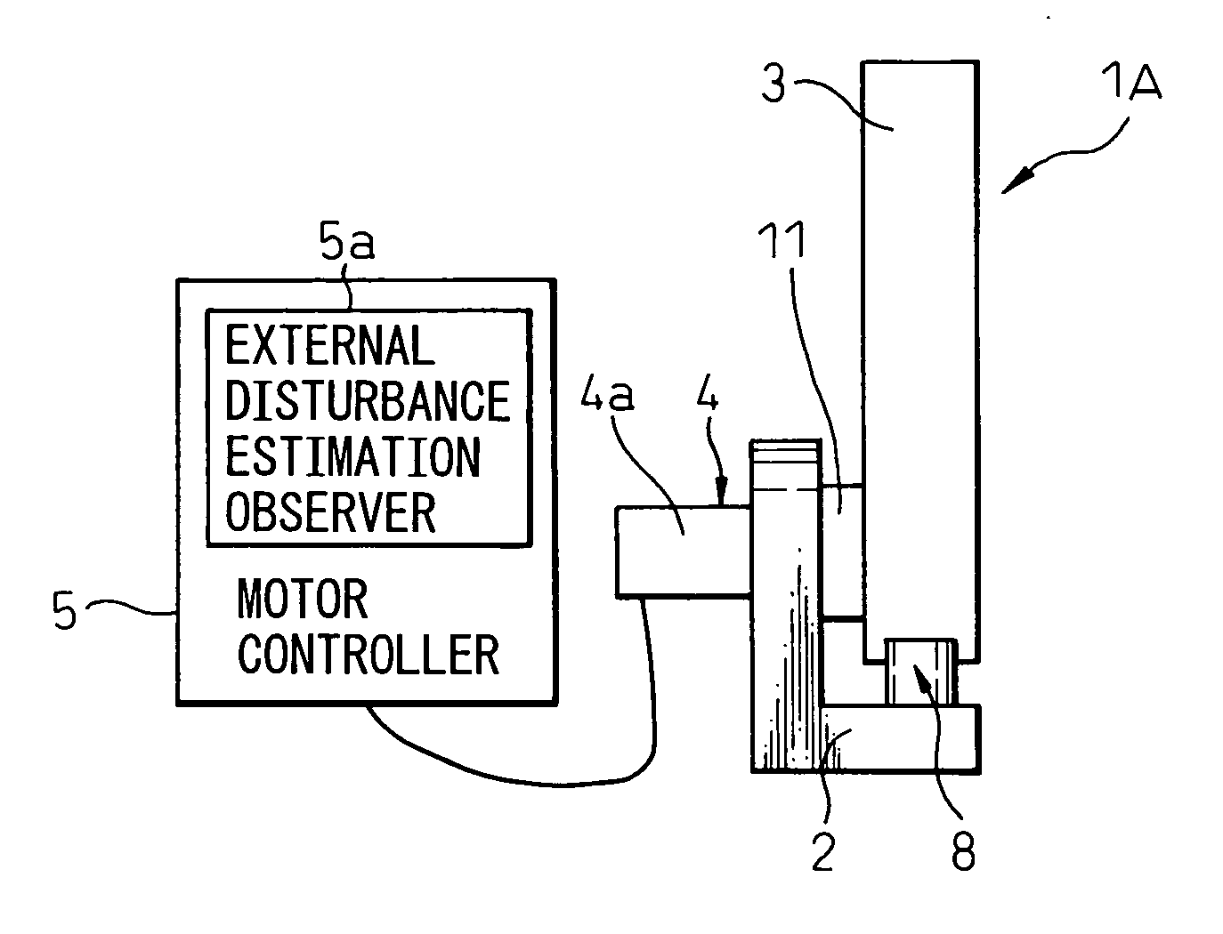 Stop device for robot