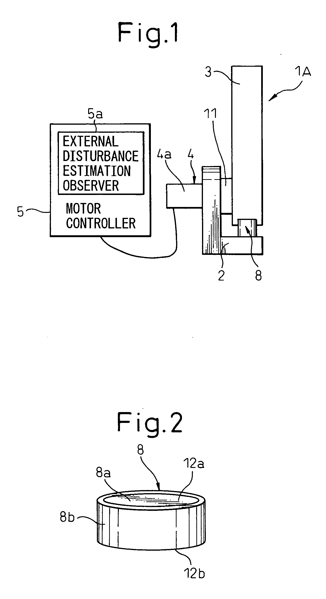 Stop device for robot