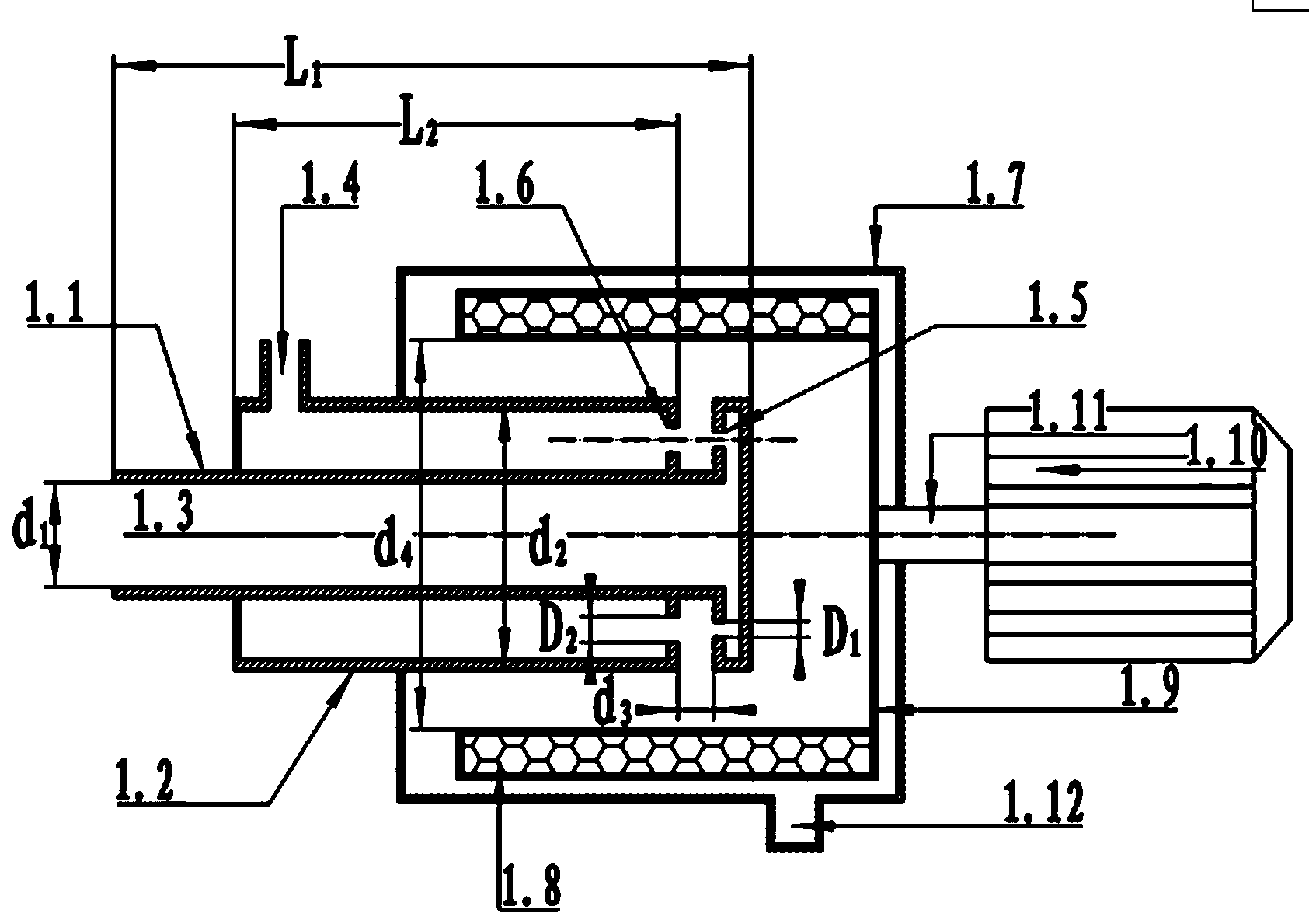 Device and process for continuously preparing methanol emulsified diesel fuel