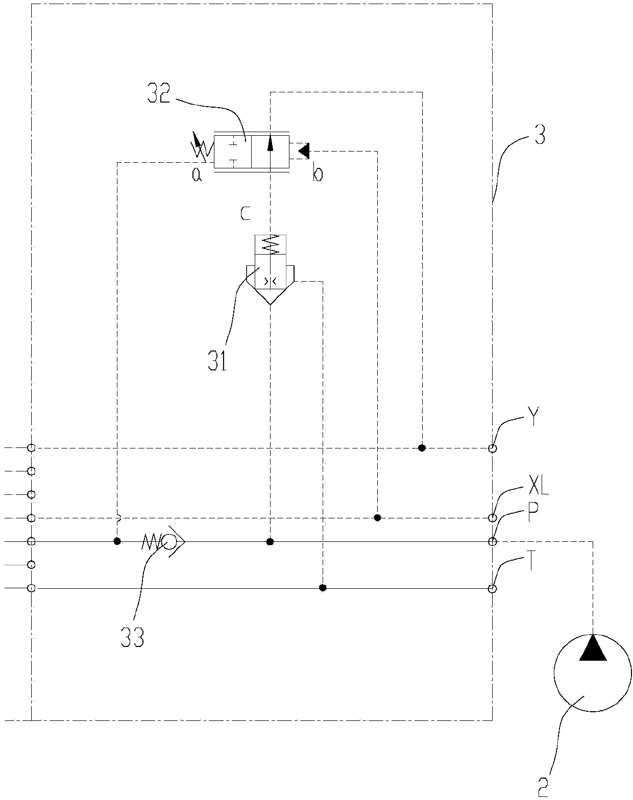 Crane and multi-way valve hydraulic system thereof