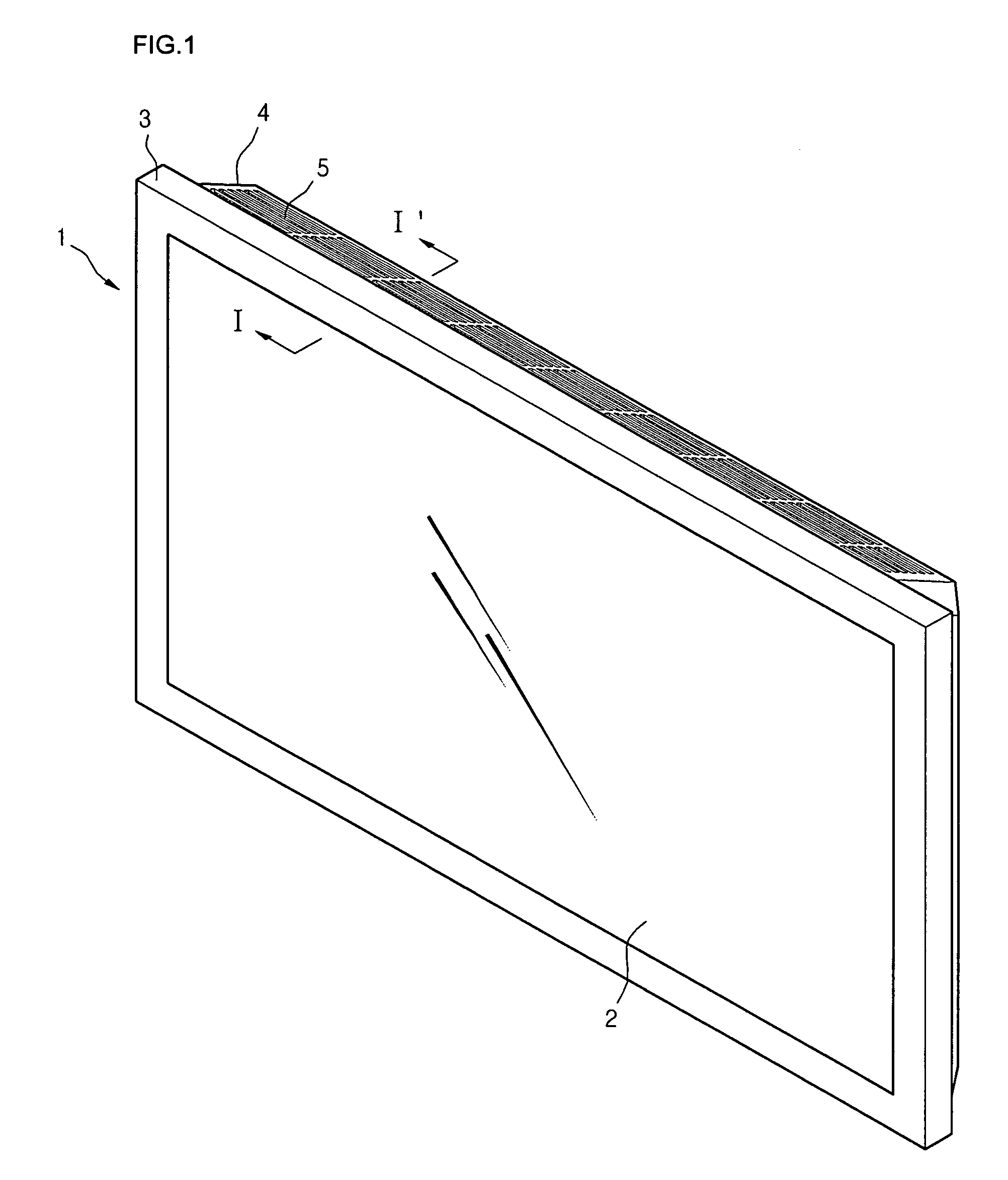 Cooling apparatus for flat display device