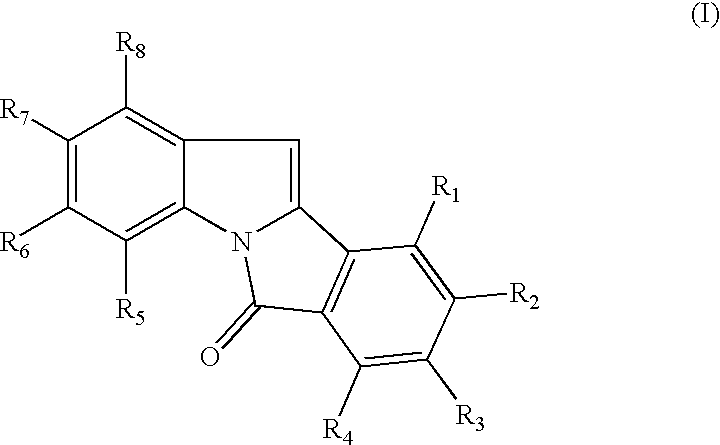 Isoindoloindolone compounds
