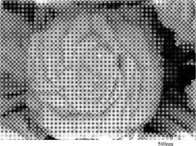 Elementary substance Bi nano-structured material and preparation method and application thereof