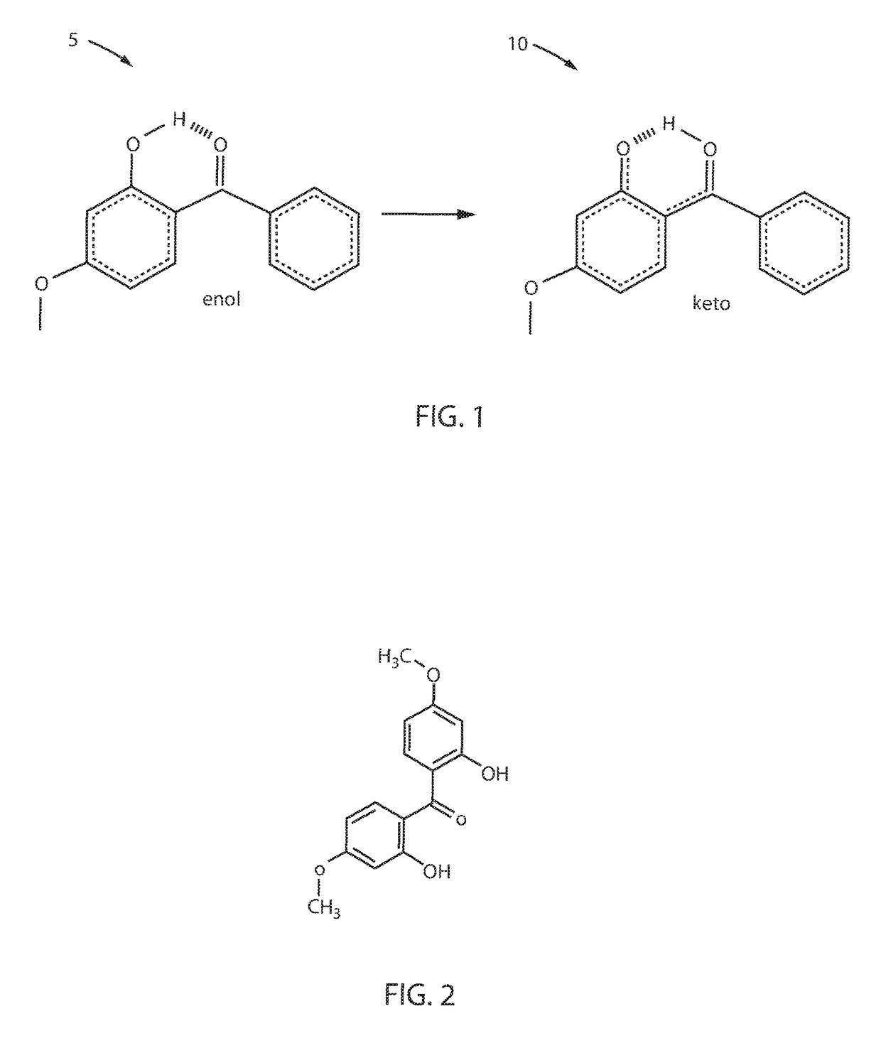 Metal oxide particle bound oxybenzone