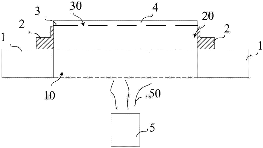 Mask plate carrying table and evaporation system