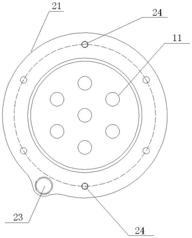 Extrusion-type anchoring structure of prestressed concrete stretching fixing end