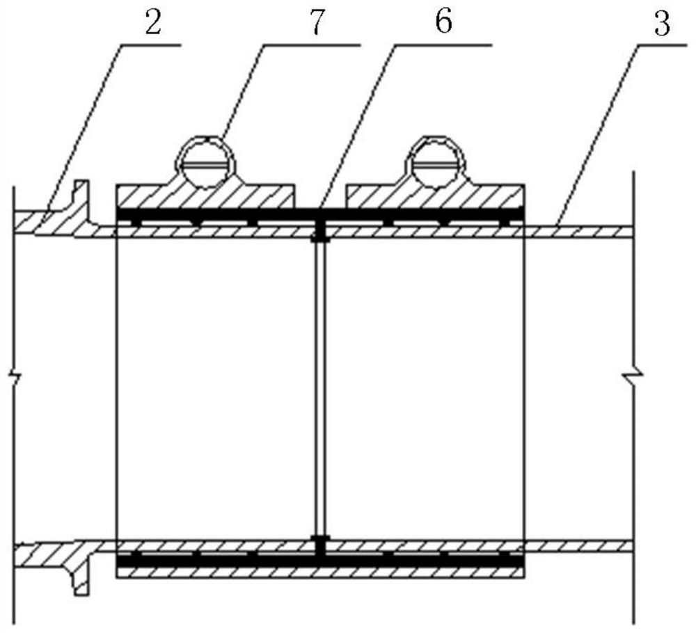 Extrusion-type anchoring structure of prestressed concrete stretching fixing end